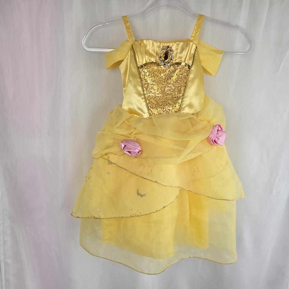 Disney Parks Belle Princess Dress Size 3 Beauty And The Beast Costume Halloween